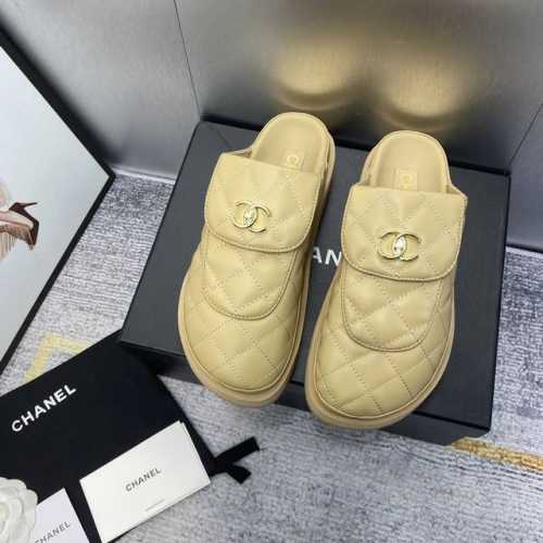 出厂价 Chanel香奈儿 24 最新 秋冬款火爆 包头拖 半拖 专柜同步 专柜非常火爆 非常难买的一款鞋 全网最火的包头拖 可想而知小香控不可错过的 颜值与舒