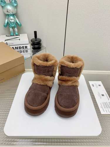 出厂 高版本 Ugg经典雪地靴系列，羊皮毛一体 时尚潮流，百搭，保暖又舒适， 不畏严寒 羊毛 大底：原版大底 码数：35-41码