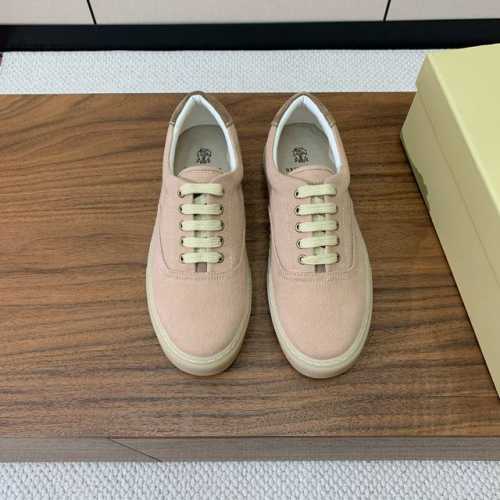 Brunell* Cucinell* 男款帆布鞋。简约大气。鞋面定制面料。内里垫脚是高密斜纹棉布，上脚超舒适。 码数：39-46 45、46定制不退换 编号1-