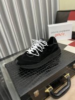 DG杜嘉&班纳C牛皮拼接男士休闲运动鞋时尚弹力运动鞋官网同步 专柜品质 欧洲专柜主推款 进口牛皮拼接面料，时尚颜色搭配 毛巾 内里 原版组合耐磨橡胶大底，舒适