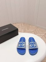 出厂 Chanel 香奈儿 2024新款凉鞋拖鞋系列 经典系列 每个款式都很赞 优雅高贵 舒适百搭 鞋面：定制编织布料 垫脚：定制羊皮 大底：原版开模大底 码数