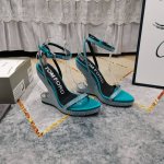 上新-TOM FORD顶级高版本2025新款异形跟烫钻绑带高跟凉鞋细节处理完美垫脚羊皮 质感细腻 AAA级YB意大利黑色真皮大底极致完美复刻1鞋面：进口真丝+烫