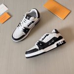 橙子出厂价 Louis Vuitton 路易威登 Lv Trainer 运动鞋板鞋 休闲复古篮球鞋 情侣款 原版开模 代购版本 进口真皮 牛皮 私膜tpu大底