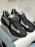 码数38-46弹力骑行织物和泡沫材质科技织物衬里Pra.. Linea Rossa乳胶徽标徽章聚酯纤维鞋带泡沫鞋底，底高：2.5厘米胎面纹理鞋底花纹可拆卸织物包