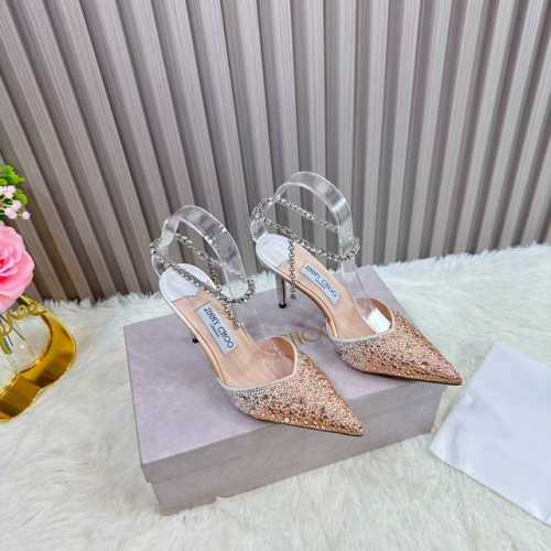 出厂Jimmy Choo 吉米周是一个非常全面之尊贵时尚生活品牌， 香港,美国等大时尚博主及明星的同款表带女士高跟，中跟，平跟后空凉鞋系列澳大利亚尖头 圆头，方