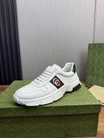 工厂价古奇.全新潮款上市，休闲时尚男鞋鞋面采用进口牛皮+舒适羊皮内里，原版耐磨橡胶大底，版型简洁大气，潮男专属 38-44