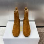 Dior 迪奥 秋冬新款icon系列切尔西骑士女靴 明星同款cd字母logo圆柱跟机车短靴 高跟圆头一脚蹬马丁靴 材质：鞋面进口全粒面小牛皮 进口混种羊猄皮+水