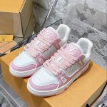 女码#顶级代购版本 Lv Trainer 情侣限定系列休闲运动篮球鞋颜值担当 上脚帅炸，每个颜色都是巨巨巨好看！潮人必备单品原版订制压纹粒面小牛皮 非市面超纤皮