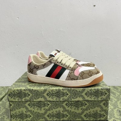 橙子出厂价P 跑量主推款 Gucci 古驰小脏鞋系列 经典原型复古百搭做旧老爹板鞋 复古学院风 怀旧版 原装意大利进口 全套包装 广东代工出品 原档原标原盒 随