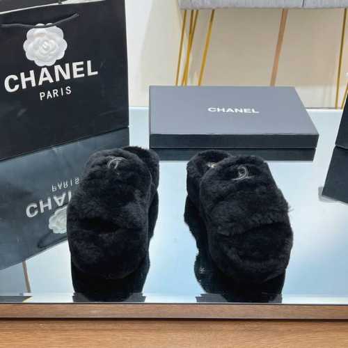 顶级版本 跑量不议价 Chanel 香奈儿 专柜同步新款防水台厚底毛拖鞋 羊毛拖鞋 系列火爆上新，这一季毛拖香家小爆款！ 认准我家细节实力拍 专柜买版按正品1：