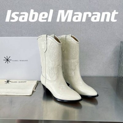 出厂价 Isabel Marant 伊莎贝尔 满满家族风格的一款经典短靴标准的欧美风格代表电绣系列最新配色高靴 原版独家开模做货 鞋面:头层高丝光牛反绒 内里: