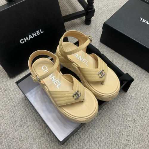 代购级 官网同步 凉鞋 CHANEL 25ss 春夏沙滩拖鞋 凉鞋 专柜非常火爆 非常难买的一款鞋 全网最火的厚底拖鞋 可想而知小香控不可错过的 颜值与舒适并存