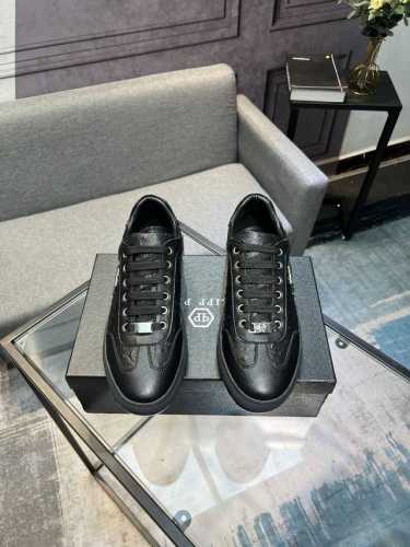 philipp Plein 菲利普普来因 男鞋高端品牌 鞋面进口头层牛皮羊皮内里，原版五金扣。惊世之作，与官方的质量相比美的1：1复刻！打造时尚个性衬托你的与众
