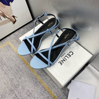 出厂价 Celine 赛琳 2024顶级专柜 早春新款 官网上新 独家首发 赛琳c L 早春猫跟凉鞋 性感凉鞋 小猫跟 凉鞋 时装周新款 T台同款 早春顶级复刻