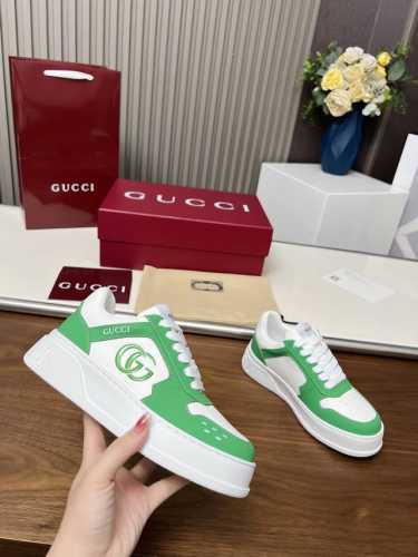 gucci休闲运动鞋，顶级版本！油边工艺一比一复刻。早春新款，打造属于完美的风格炸街款又酷又飒 C位时髦穿搭 带复古加未来感经典鞋型，呈现出精致质感！开模定制高