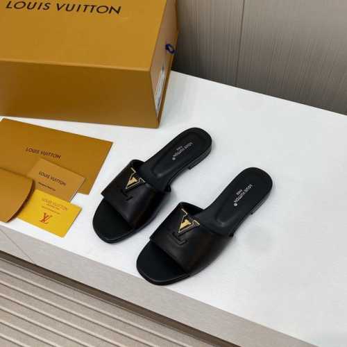 出厂价 顶级品质 Louis Vuitton春夏新款休闲拖鞋，轻盈舒适原版开模lv金属logo装饰 路易威登早春新款 顶级版本 原版一致 专柜主打最新款 Neo
