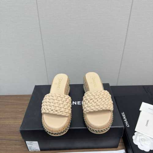 Chanel 25s 最新春夏 编织带坡跟 拖鞋凉鞋 ins&小红书巨多网红上身！上脚超性感！真的太美了！高级穿着又仙女简约时髦又有设计感 而且都非常非常好穿实