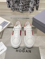 HOGAN情侣款最新饼干鞋 厚底小白鞋 运动鞋 休闲鞋上脚超级舒服百搭 面料:原版小牛皮内里:原版羊皮垫脚:原版注塑成型垫大底:原版开模发泡成型底码数：35-4