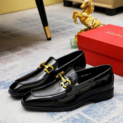 工厂价 菲拉格幕 Ferragamo 新款男士休闲套脚鞋官网原版1:1开模，原单品质做工精细，高端奢华鞋面采用进口意大利头层牛皮奢华水染皮内里橡胶耐磨防滑大底，