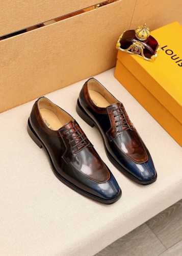 商品商标：Louis Vuitton 路易威登 商务皮鞋正码码数: 38-44 45.46.47订制商品材料：精选 进口头层开边珠牛皮鞋面，进口头层牛皮内里 强