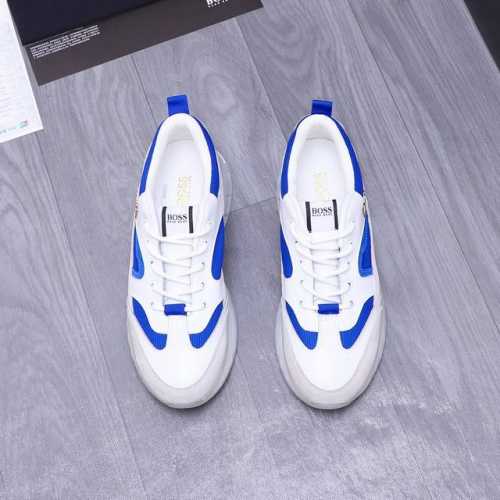商品商标： Ｂｏｓｓ 休闲鞋 正码码数: 38-44 45.46订做不退換 商品材料：精选牛皮拼接鞋面 网内里 橡胶大底