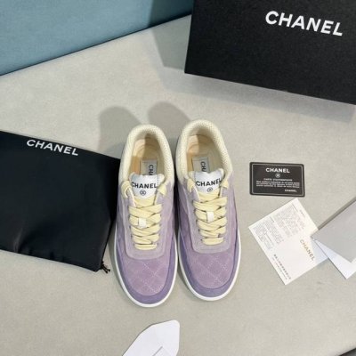 Ch Ne.L小香经典新品new Arrival系列 系带电绣休闲鞋 这款经典而不平凡的拥入了，香家标识性电绣菱格工艺，多种拼接原素，混搭非常好看百搭，休闲，时
