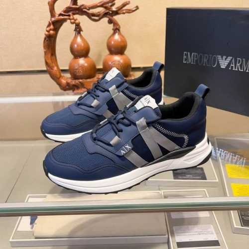 阿玛尼 Armani Exchange 官网最新款 Ax时尚休闲男鞋，爆款版型简洁大气，潮男专属.独有的官网最新品牌元素元素原版装饰，时尚又大方，面料原版牛皮羊