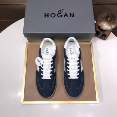 工厂 HOGAN 霍根 最新高版本男鞋，欢迎1:1对比，香港专柜休闲鞋，专柜品质，支持验货，优质做工，鞋面采用意大利进口胎牛皮拼接，进口毛巾内里，原版时尚运动大