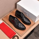 出厂价 水染牛里 半真皮大底 全套包装 Louis Vuitton* 高端 路易威登 22年专柜最新款 正装商务皮鞋原版最高品质！进口意大利小牛皮面料牛皮内里