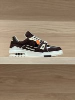 棕色实拍 代购级trainer X Tyler联名款 原版材料定制！压纹工艺成本徒然增加！非通货！私模大底！精细工艺！ Size：38-46 38 45 46定