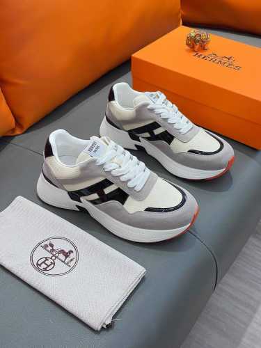 商品名称：HERMES 爱马仕 正规码数: 38-44 休闲鞋 商品材料：精选 牛皮鞋面，舒适羊皮内里；原厂大底。