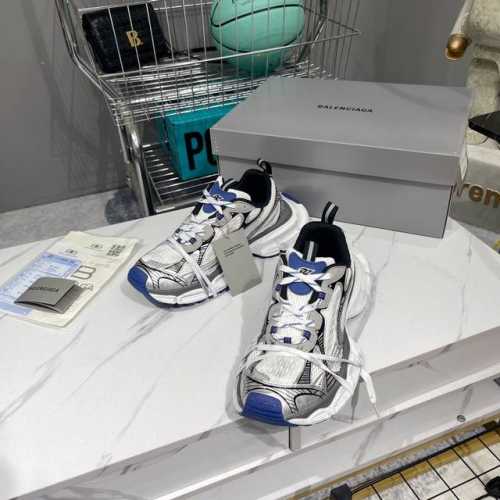 性价比版本出厂： BALENCIAGA 3XL Sneakers 巴黎世家十代网布系带低帮走秀复古老爹鞋 网布材料和聚氨酯 磨损效果 鞋头边缘和后帮 Balen