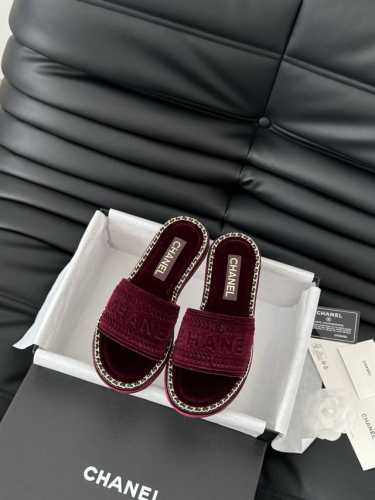 Chanel 25C春夏新款全系列链条拖鞋全系列首发 专柜有的我都有！高版本高品质鞋面牛皮 原版面料 内里羊皮 原版大底Size:35-39 其他码数定
