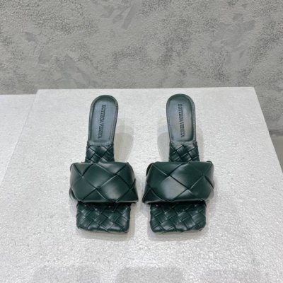 工厂P价P 顶级高版本 代购品质 原版开发Bottega Venetass火爆经典款夏季大编织高跟方凉拖鞋。Bv女士经典款Lido抢手大编织高跟凉鞋爆款，Ins