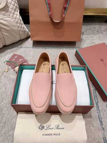 女款 男款 Lp新品发售loro Piana 官网同款针织乐福鞋｜采用 Wish 牛皮面料制作｜缝制鞋面采用独特针织面料制作工艺｜全方位一比一复原专柜工艺流程｜