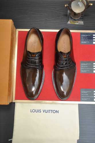 出厂价 Louis Vuitton 羊皮内里 新款牛皮lv正装鞋专柜一比一制作原单品质、进口牛皮鞋面全羊皮内里原单原版橡胶大底、｛高品质看得见｝码数：38-45