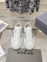 HOGAN情侣款最新饼干鞋 厚底小白鞋 运动鞋 休闲鞋上脚超级舒服百搭 面料:原版小牛皮内里:原版羊皮垫脚:原版注塑成型垫大底:原版开模发泡成型底码数：35-4