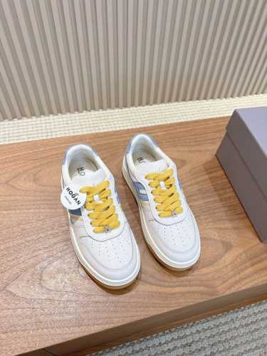 Hogan 霍根情侣新款系列休闲运动鞋 新色系 原版定制 经典版型升级 鞋面牛皮，内里牛皮 码数 35-44