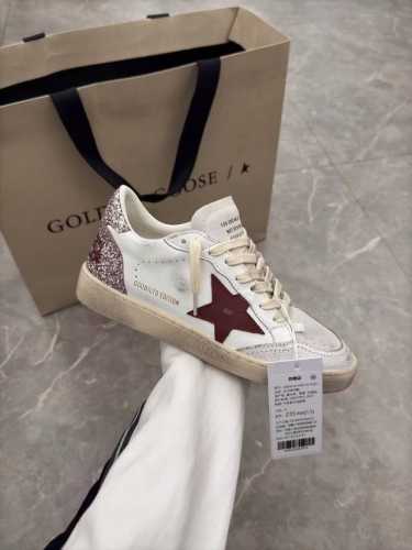 现货长期做货.订单询价 紫粉尾情侣款代购级新色低端勿扰 Ggdb脏脏鞋 2025春夏季新款Ggdb Ballstar 黄金鹅运动鞋休闲德训小脏鞋系列 打破传统审