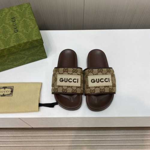 出厂价 情侣款 2024新款厚底 古驰gucci最新限量厚底拖鞋 。顶级品质发售 购入正品开发 . 材质.工艺与原版一致 鞋面：原版特殊刺绣工艺 内里：透染羊皮
