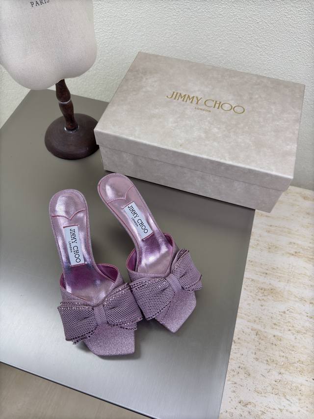 方头 蝴蝶结25 配饰 系列 Jimmychoo collins Store P360 粉色 Jimmy Choo 亮片 系列经典之作 最近好多宝宝来到Coll