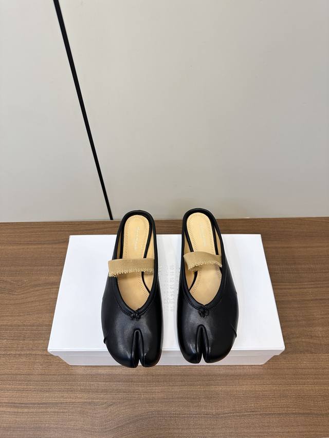 maison Margiel*玛吉拉Mm6时尚潮流分趾鞋博肯拖鞋 Pp380 2024独家新品最高版本买手代购1:1完美复刻 猪蹄平底分趾Tabi凉鞋单鞋 原版