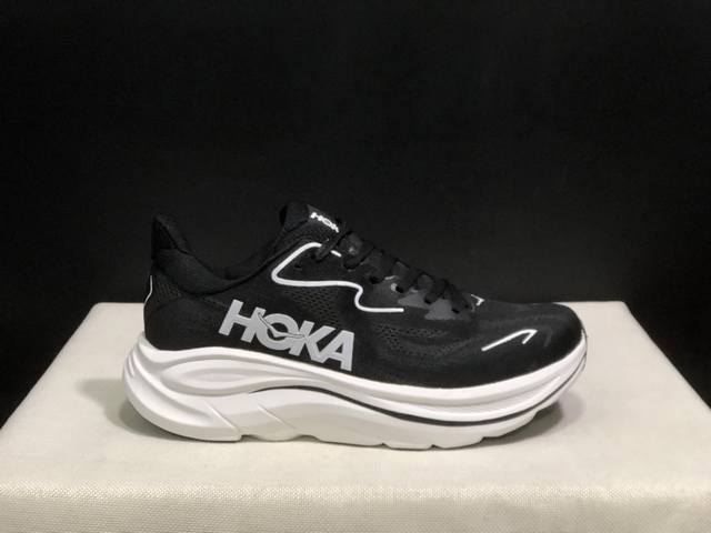 340 顶级版本Hoka One One Clifton 10 克利夫顿 低帮跑步鞋男女同款 码数：36-46码(含半码) 编码: 1147833-Ddw 全套