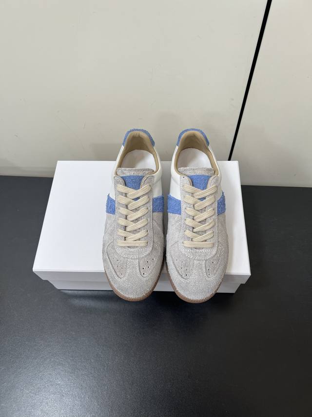 p380男款P390Maison Margiela Tibi Mm6马吉拉2025Ss经典做旧脏脏德训鞋 25Ss柜柜最新色 柜已售罄 无敌好看，唯一对版 细品