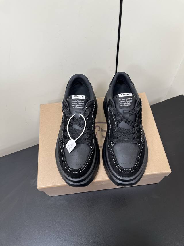 p380Ash女鞋新款休闲鞋厚底单鞋小个子增高小白鞋 简单舒服，干净利顶级版本系带厚底休闲鞋，专柜购入、简单舒服，干净利落，增高显腿细，无论是单穿还是搭配阔腿裤