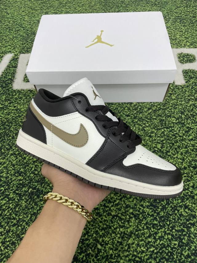 330/280 现货 头层皮真标 air Jordan 1 Low Aj1乔1低帮休闲板鞋 同步官方配色市场唯一独家头层皮打造 原鞋原档案开发 原厂皮料 原档冲