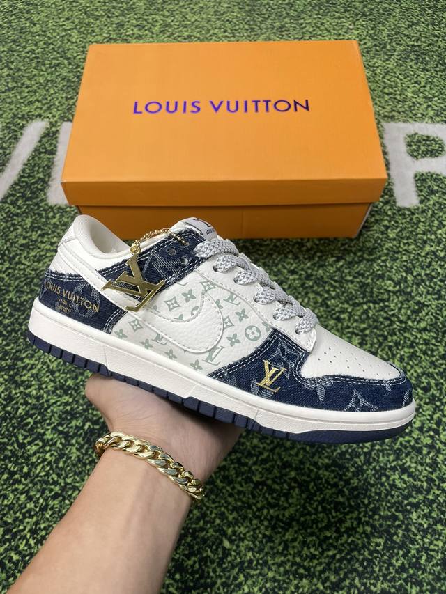 400 现货 纯原版 nk Sb Dunk Low Lv联名 纯原大厂出品 极力推荐 顶级版本 原装头层材料 独家版型蒸餾加工 帶來的是更好的视觉和脚感体验 大