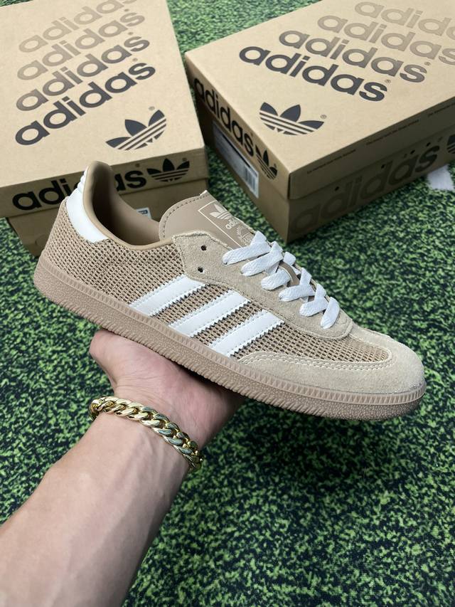 270 档口现货 公司级 阿迪达斯三叶草Adidas Originals Samba Og 桑巴舞系列绅士德训足球风百搭低帮休闲运动板鞋 货号:Ig1379 尺