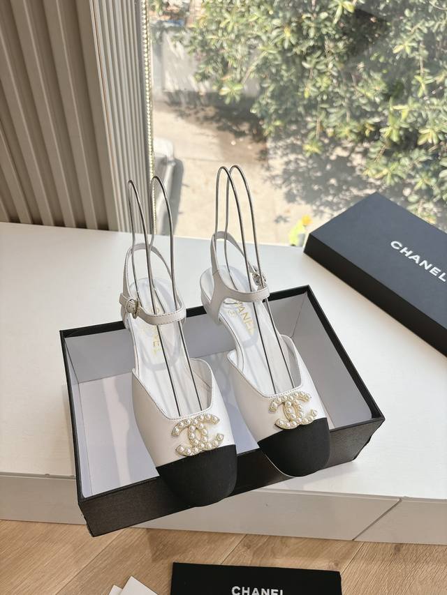 360G391所见即所得代购级Chane*25S小香奈儿早春爆品编织玛丽珍包头单鞋凉鞋 妥妥的自留款！！比经典款Slingback舒服太多啦！每个颜色上脚都很显