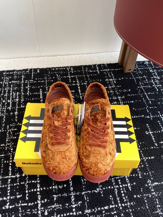 代购级310 鬼冢虎 Onitsuka Tiger Mexico 66 Velvet 丝绒蓝 【Velvet Legend · 鬼塚虎丝绒叙事】 当东方禅意邂逅